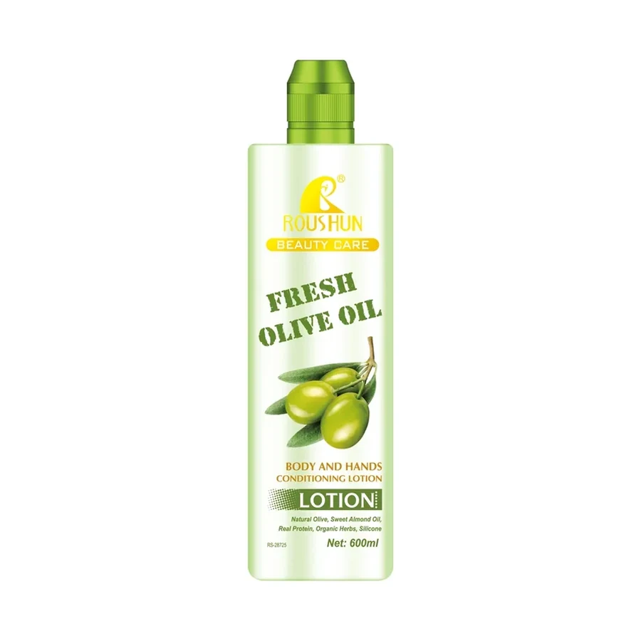 ROUSHUN Olive Body Lotion 600 ml OEM/ODM Rs-28725 product image for OEM/ODM private label body lotion manufacturing