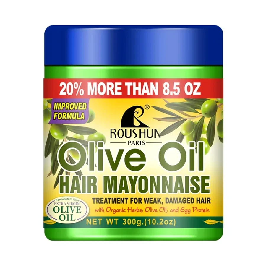 ROUSHUN Olive Hair Mayonnaise Body Oil 300 g OEM/ODM Rs-30580 product image for OEM/ODM private label body oil manufacturing