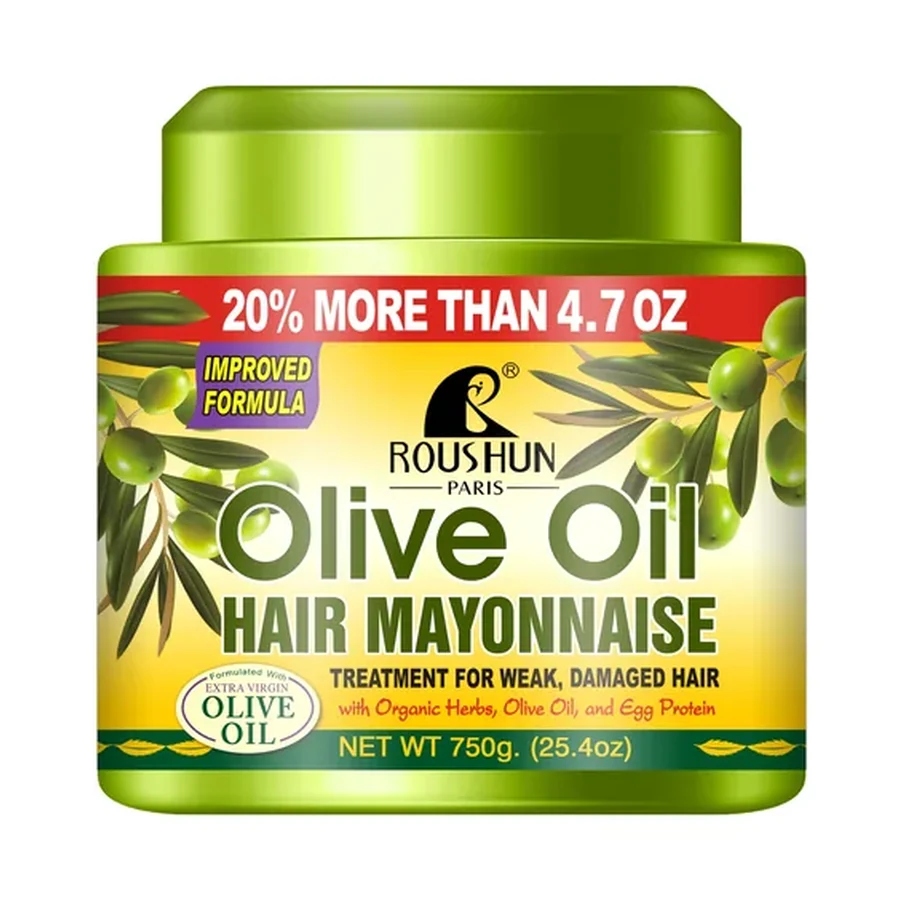 ROUSHUN Olive Hair Mayonnaise Body Oil 750 g OEM/ODM Rs-30614 product image for OEM/ODM private label body oil manufacturing