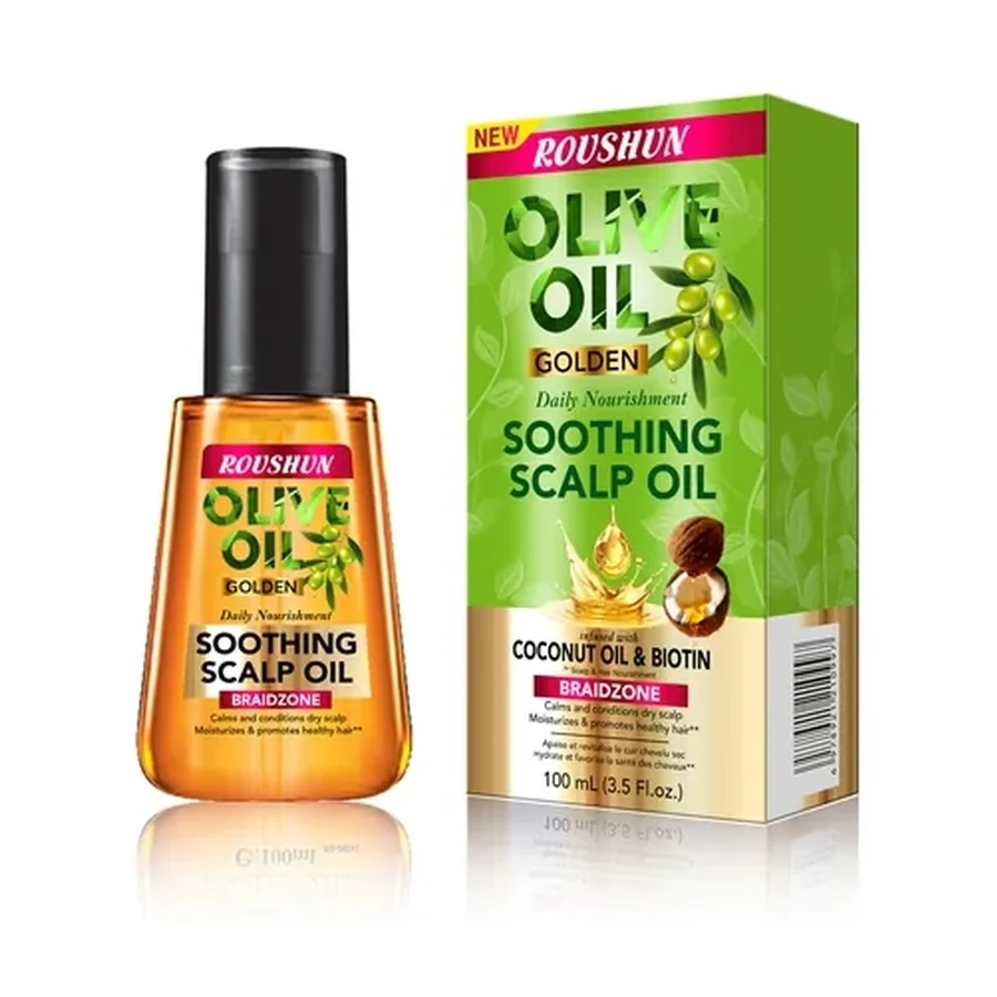 ROUSHUN Olive Scalp Body Oil 100 ml OEM/ODM Rs-31049 product image for OEM/ODM private label body oil manufacturing