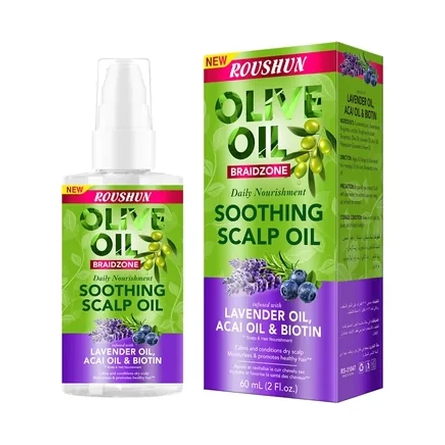 ROUSHUN Olive Scalp Body Oil 60 ml OEM/ODM Rs-31047 product image for OEM/ODM private label body oil manufacturing