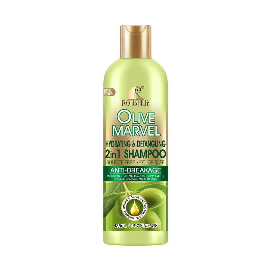 ROUSHUN Olives 2 In 1 Shampoo model RS-30550 product image for OEM/ODM private label shampoo manufacturing