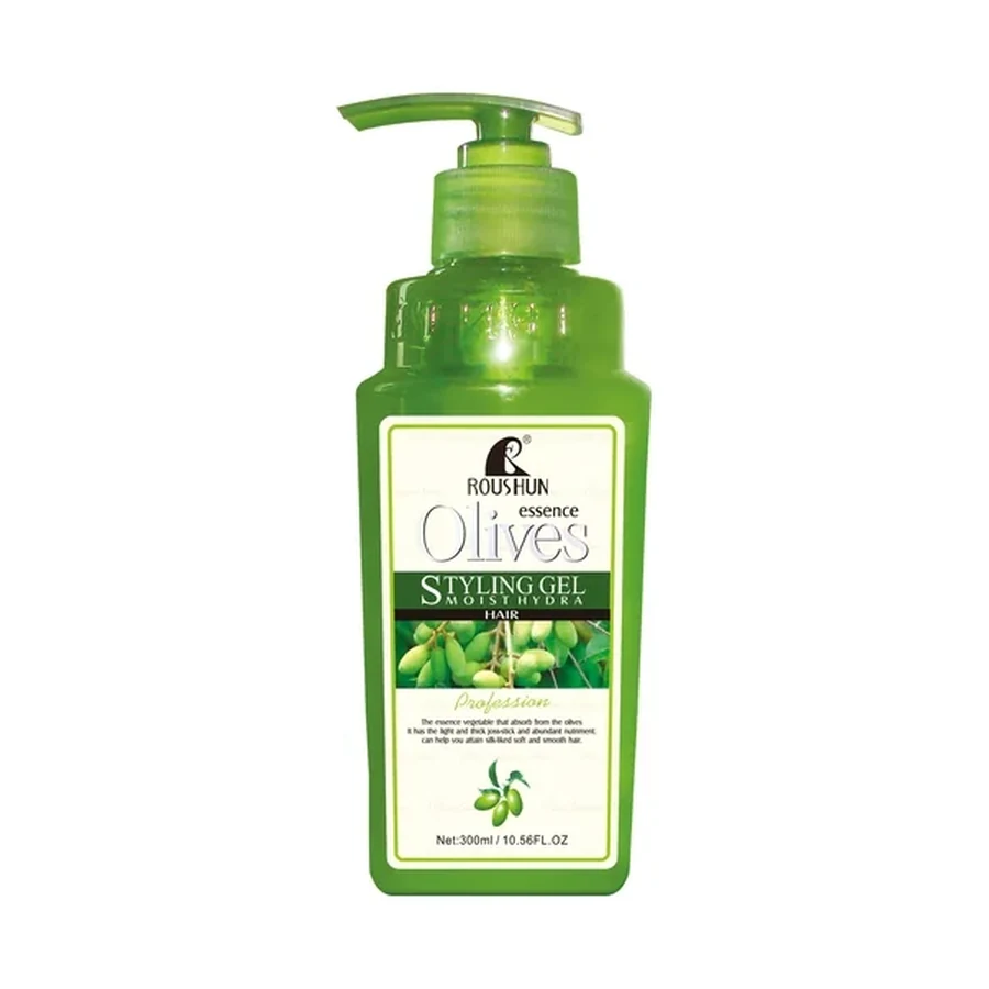 جل تصفيف الزيتون ROUSHUN منتج عناية شخصية سعة 300 ml OEM/ODM Rs-18112
