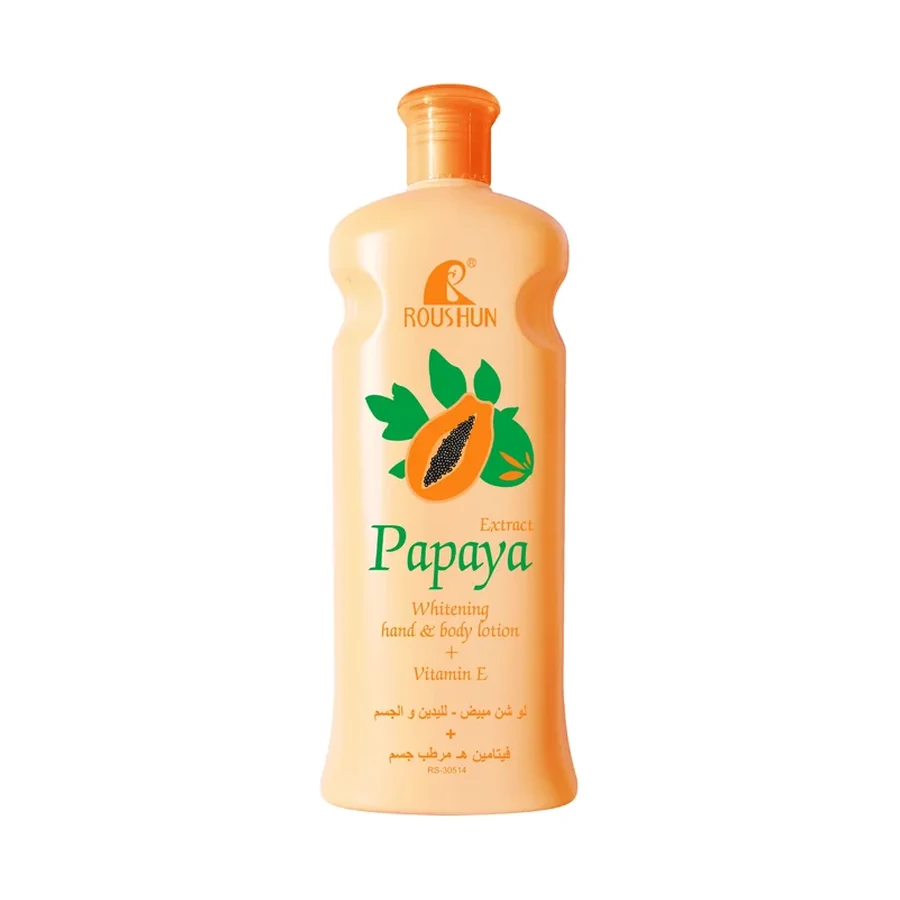 ROUSHUN Papaya Body Lotion 300 ml OEM/ODM Rs-30514 product image for OEM/ODM private label body lotion manufacturing