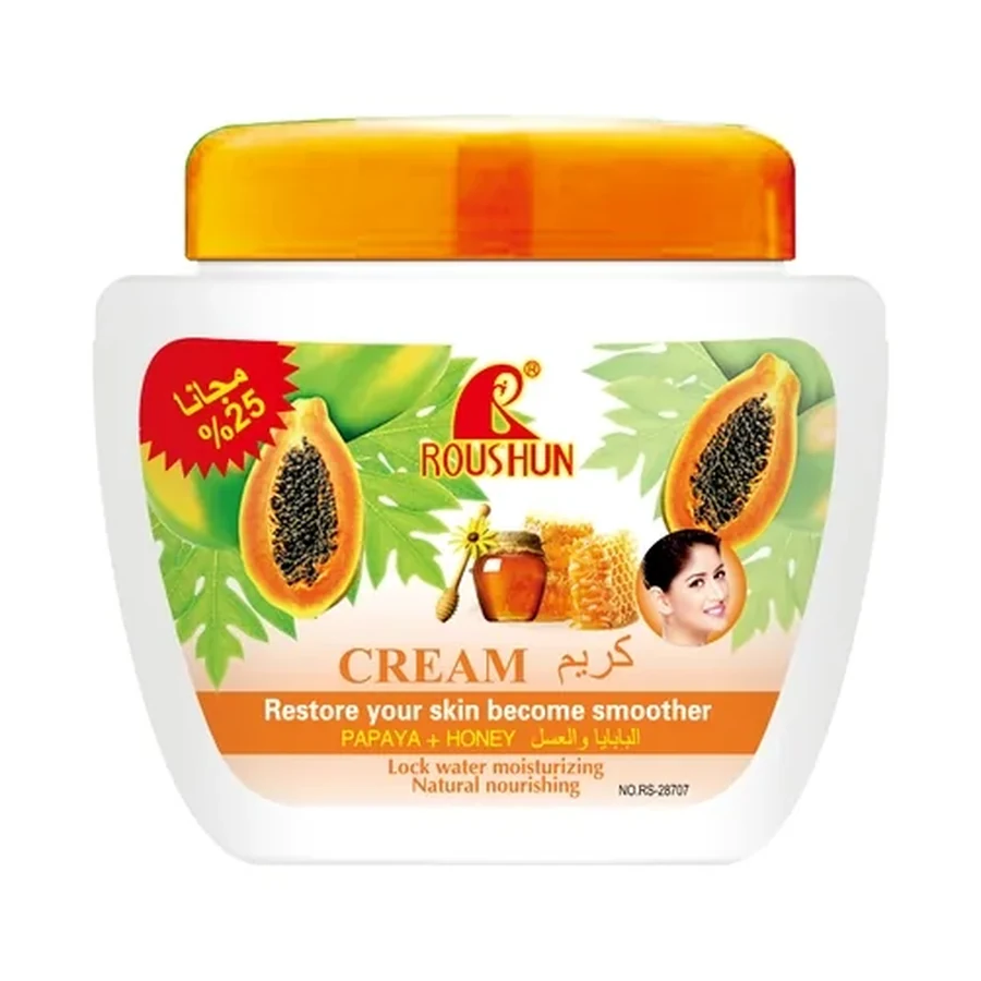 ROUSHUN Papaya+honey + Body Cream 350 ml OEM/ODM Rs-28707 product image for OEM/ODM private label body cream manufacturing