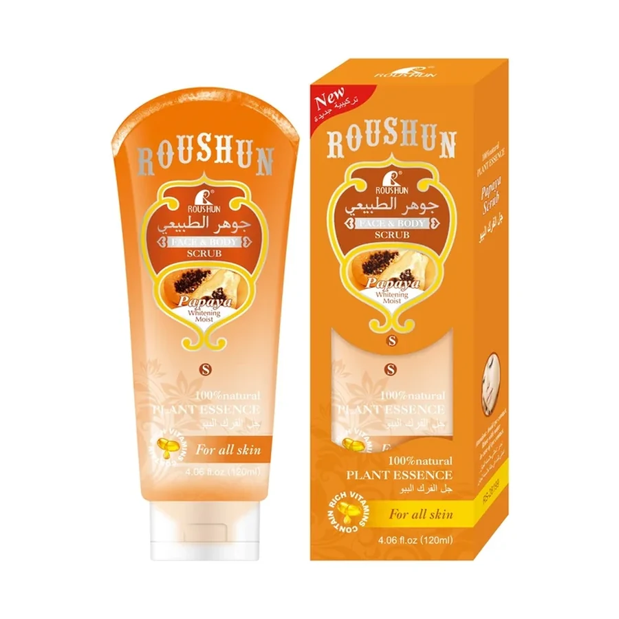 ROUSHUN PAPAYA Scrub Personal Care Product 120 ml OEM/ODM Rs-28199 product image for OEM/ODM private label personal care product manufacturing