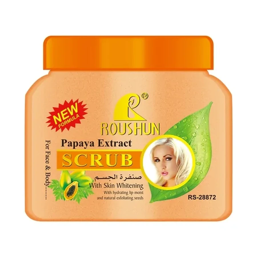 ROUSHUN Papaya Scurb Personal Care Product 300 ml OEM/ODM Rs-28872 product image for OEM/ODM private label personal care product manufacturing