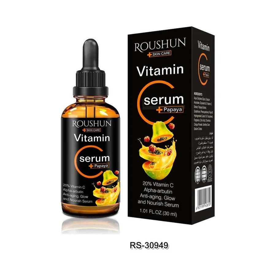ROUSHUN Papaya VC Serum VC Serum model RS-30949 product image for OEM/ODM private label skincare serum manufacturing