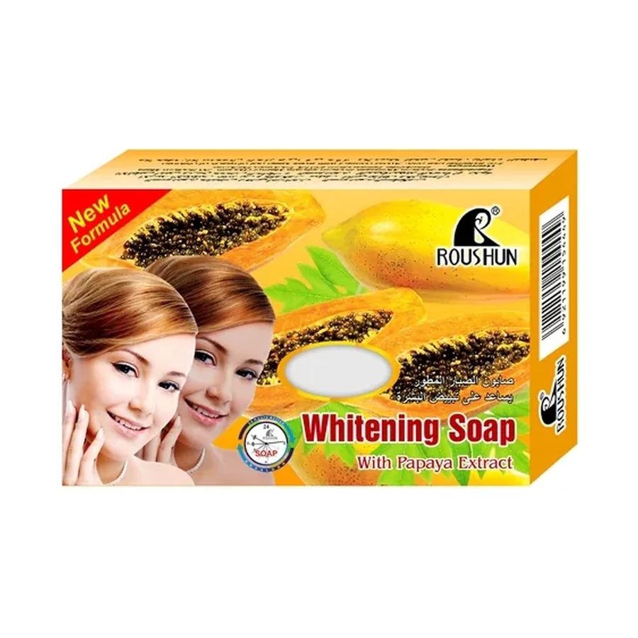 ROUSHUN Papaya Soap 110 g OEM/ODM Rs-28839 product image for OEM/ODM private label soap manufacturing