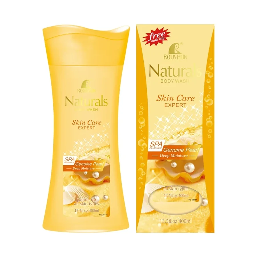 ROUSHUN Pearl Shower Gel 400 ml OEM/ODM Rs-28184 product image for OEM/ODM private label shower gel manufacturing