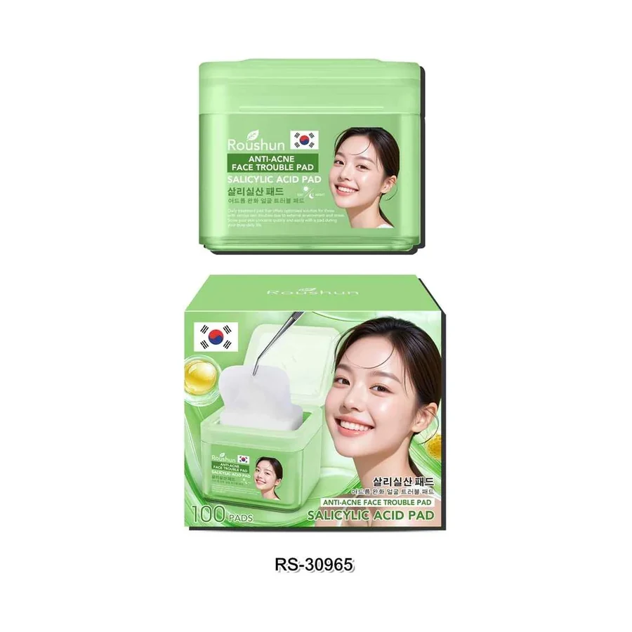 ROUSHUN SALICYLIC ACID PAD model RS-30965 product image for OEM/ODM private label personal care manufacturing
