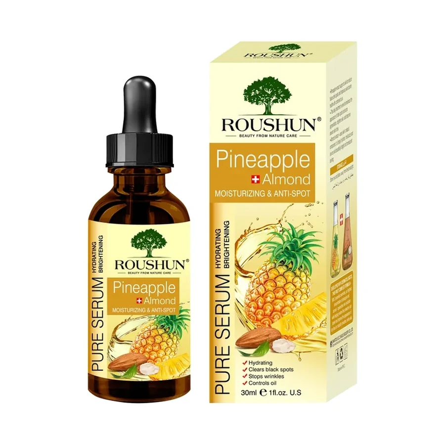 ROUSHUN + Pineapple+almond Serum 30 ml OEM/ODM Rs-30416 product image for OEM/ODM private label skincare manufacturing