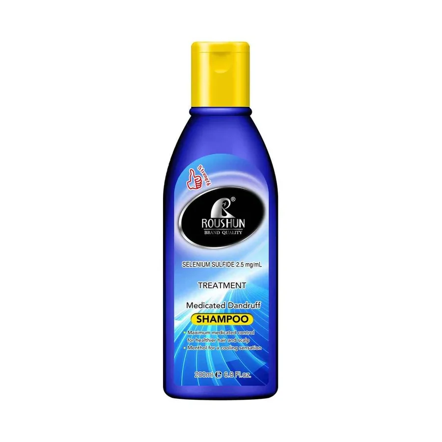 ROUSHUN Shampoo Medicated Dandruff Shampoo model RS-30787 product image for OEM/ODM private label shampoo manufacturing