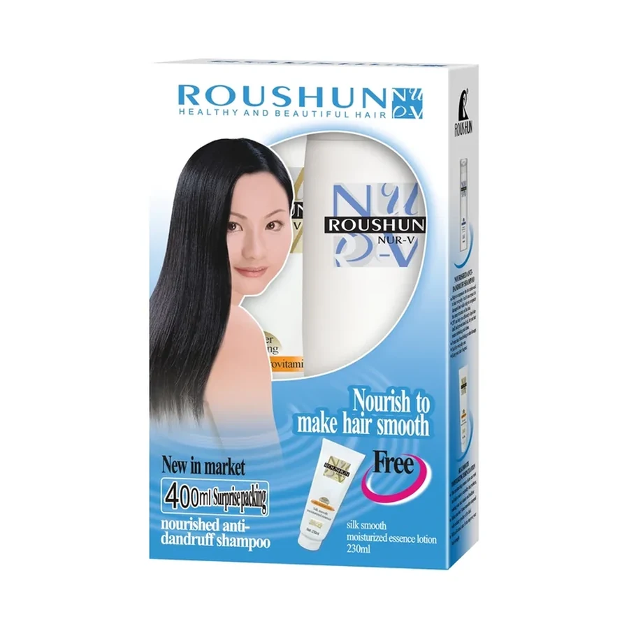 ROUSHUN Shampoo+ Conditionerblue Hair Care Set 400 ml OEM/ODM Rs-22014 product image for OEM/ODM private label hair care manufacturing