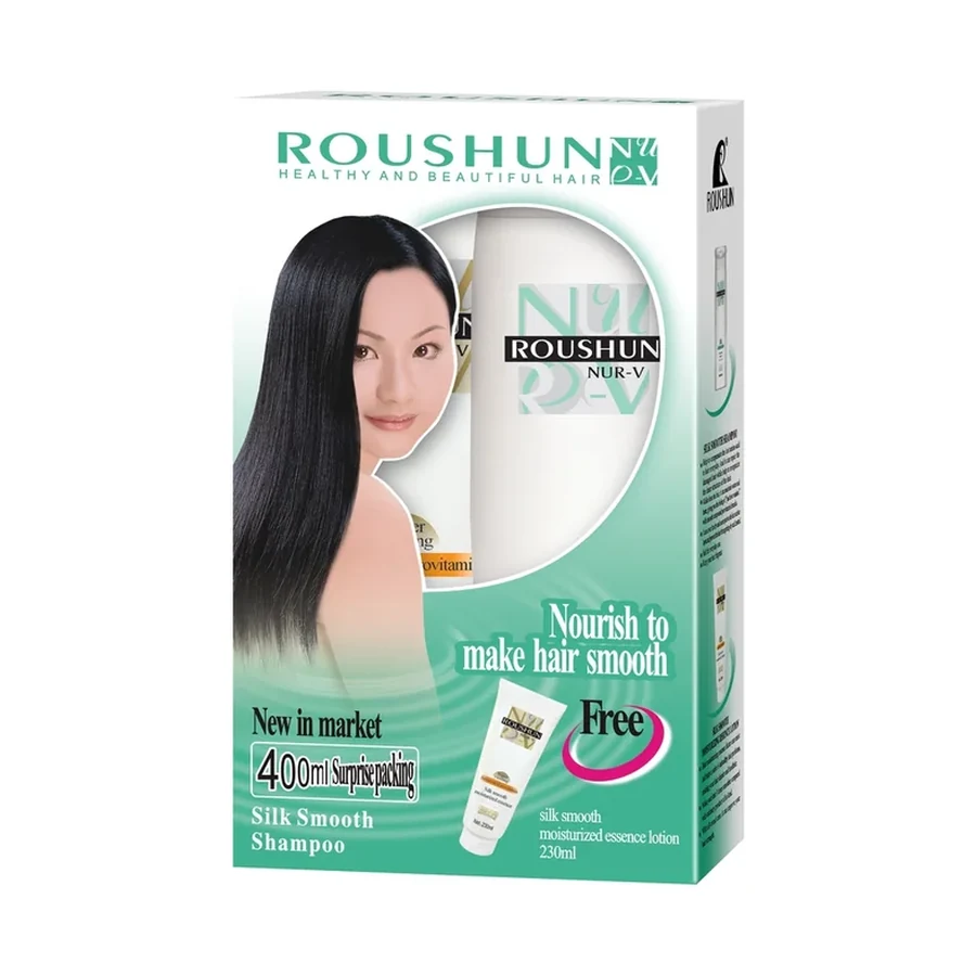 ROUSHUN Shampoo+ Conditionergreen Hair Care Set 400 ml OEM/ODM Rs-22013 product image for OEM/ODM private label hair care manufacturing
