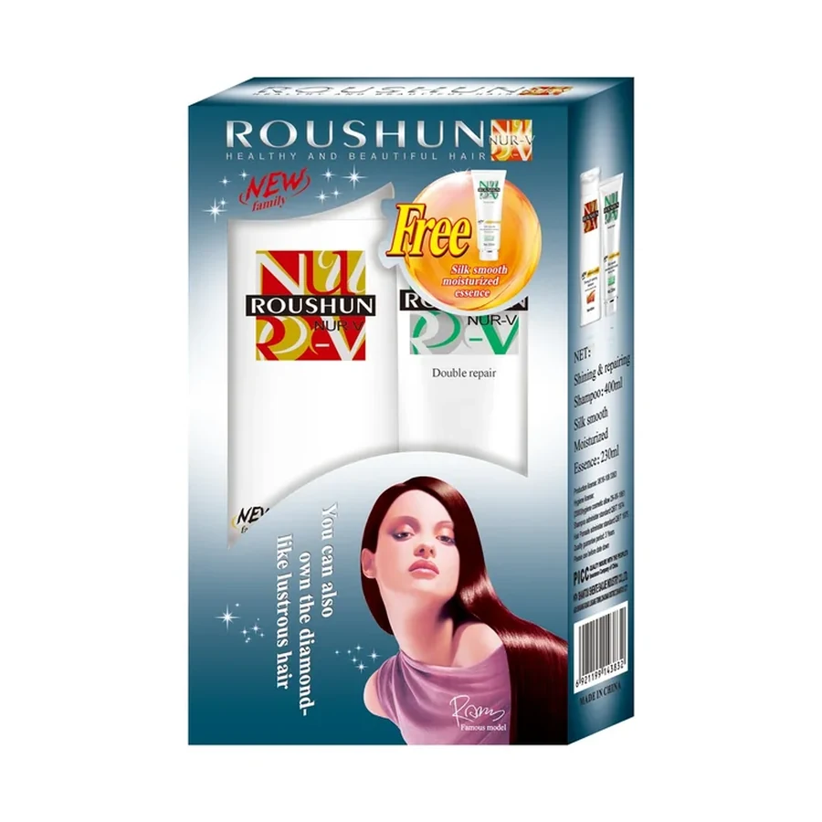 ROUSHUN Shampoo+ Conditionergreen Hair Care Set 400 ml OEM/ODM Rs-22059 product image for OEM/ODM private label hair care manufacturing