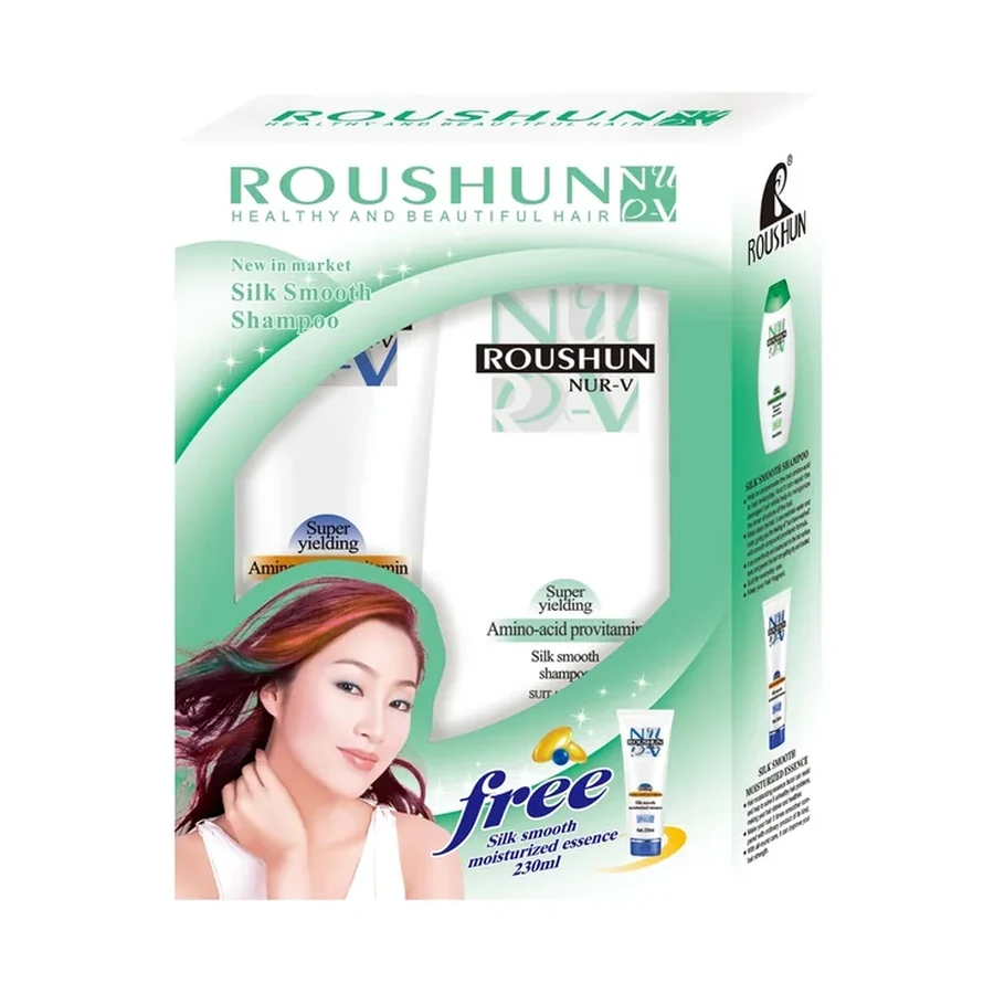 ROUSHUN Shampoo+ Conditionergreen Hair Care Set 400 ml OEM/ODM Rs-22073 product image for OEM/ODM private label hair care manufacturing