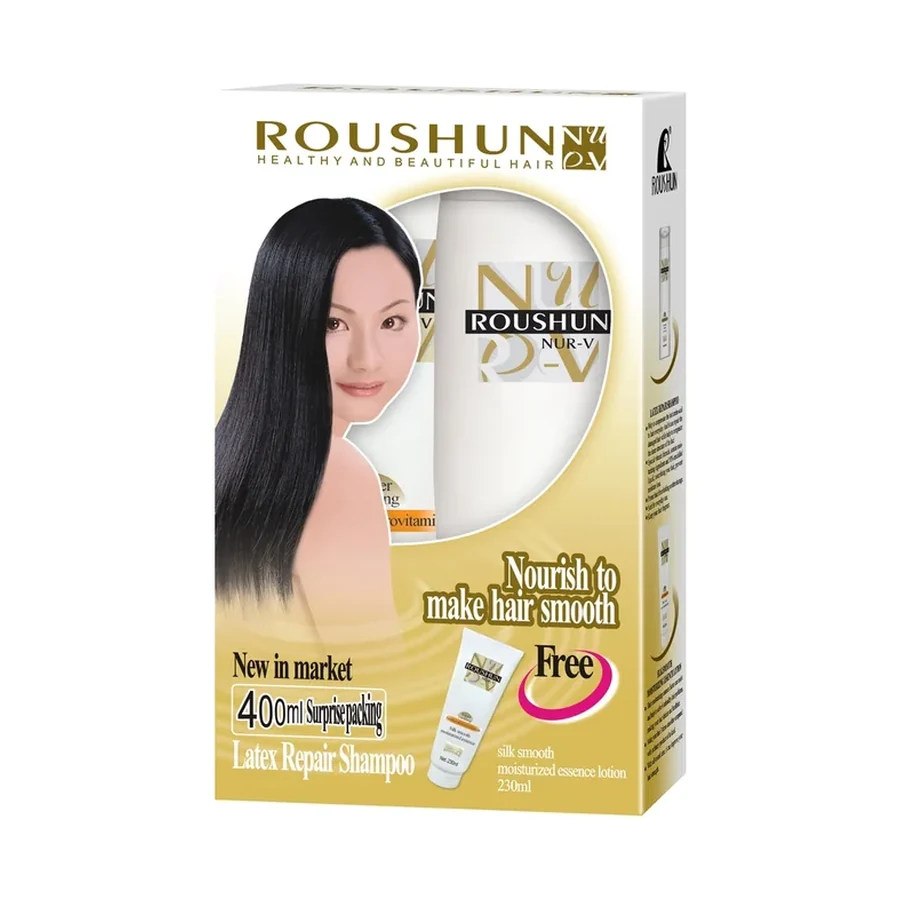 ROUSHUN Shampoo+ Conditioneryellow Hair Care Set 400 ml OEM/ODM Rs-22015 product image for OEM/ODM private label hair care manufacturing