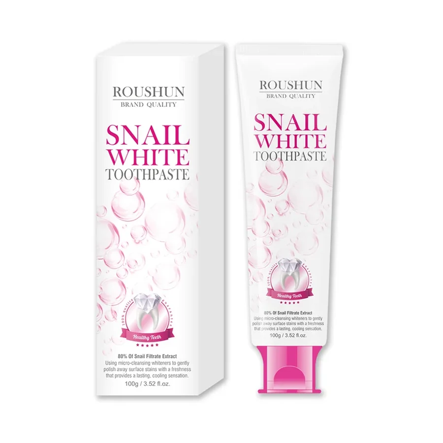 معجون أسنان للتفتيح بالحلزون من ROUSHUN وزن 100 g OEM/ODM Rs-30233