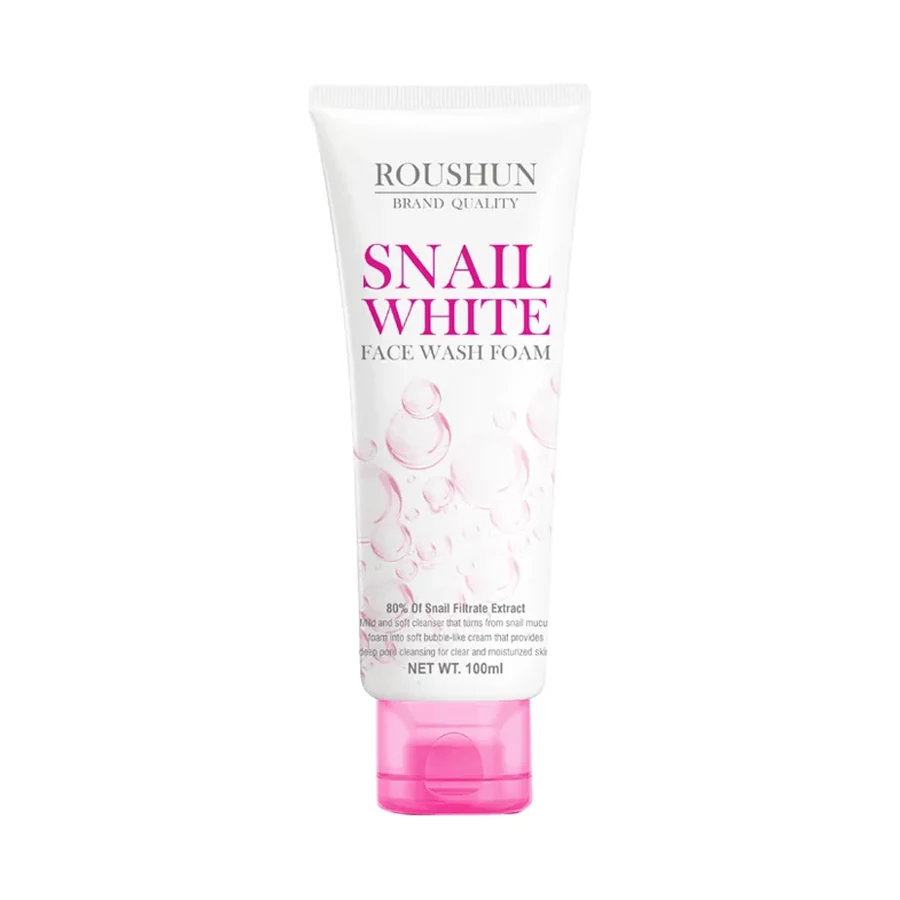 ROUSHUN Snail White Face Wash Personal Care Product 100 ml OEM/ODM Rs-30231 product image for OEM/ODM private label personal care product manufacturing