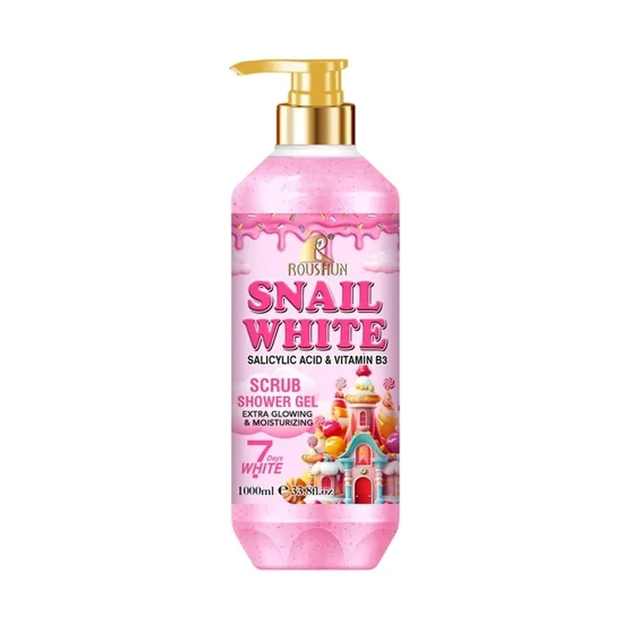 ROUSHUN Snail White Scrub Shower Gel 1000 ml OEM/ODM Rs-30980 product image for OEM/ODM private label shower gel manufacturing