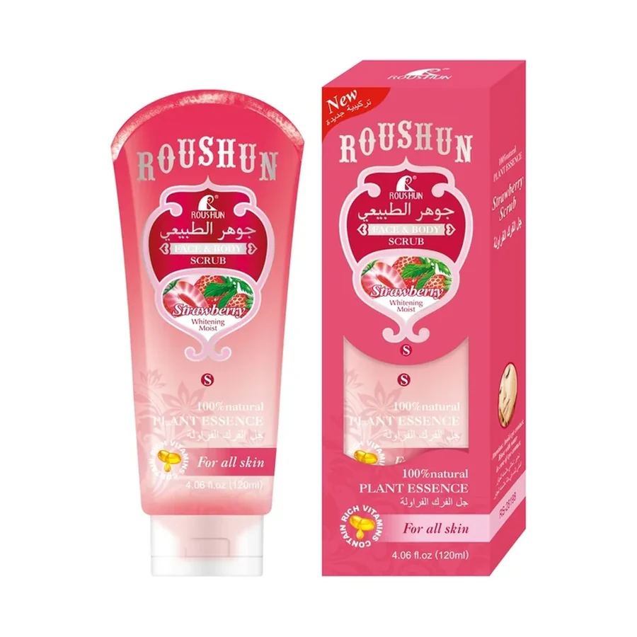ROUSHUN STRAWBERRY Scrub Personal Care Product 120 ml OEM/ODM Rs-28198 product image for OEM/ODM private label personal care product manufacturing
