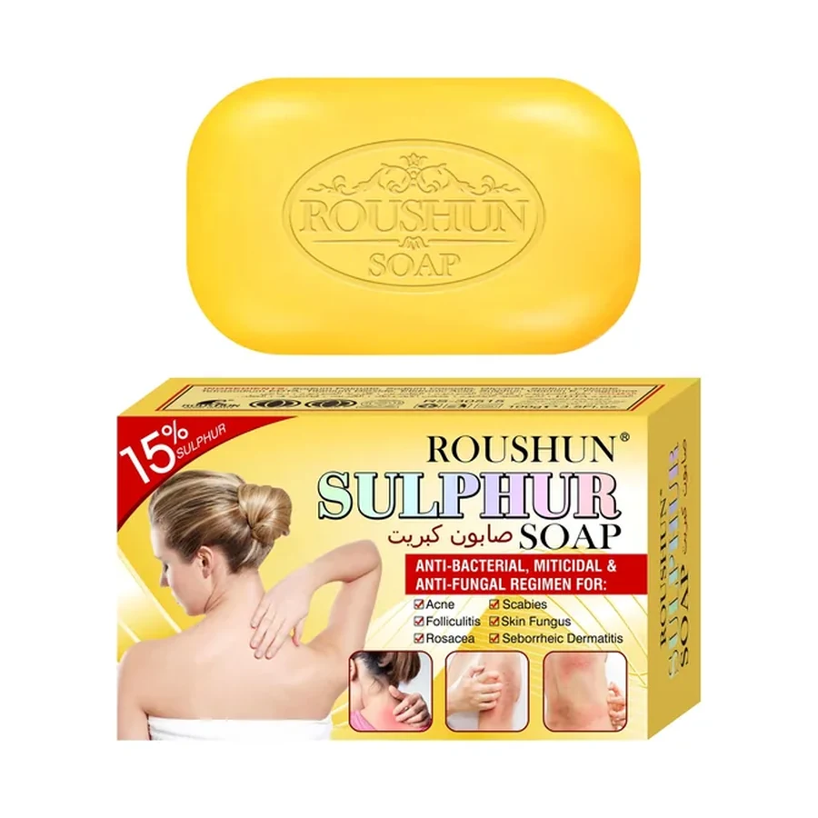 ROUSHUN Sulphur Soap 100 g OEM/ODM Rs-30515 product image for OEM/ODM private label soap manufacturing