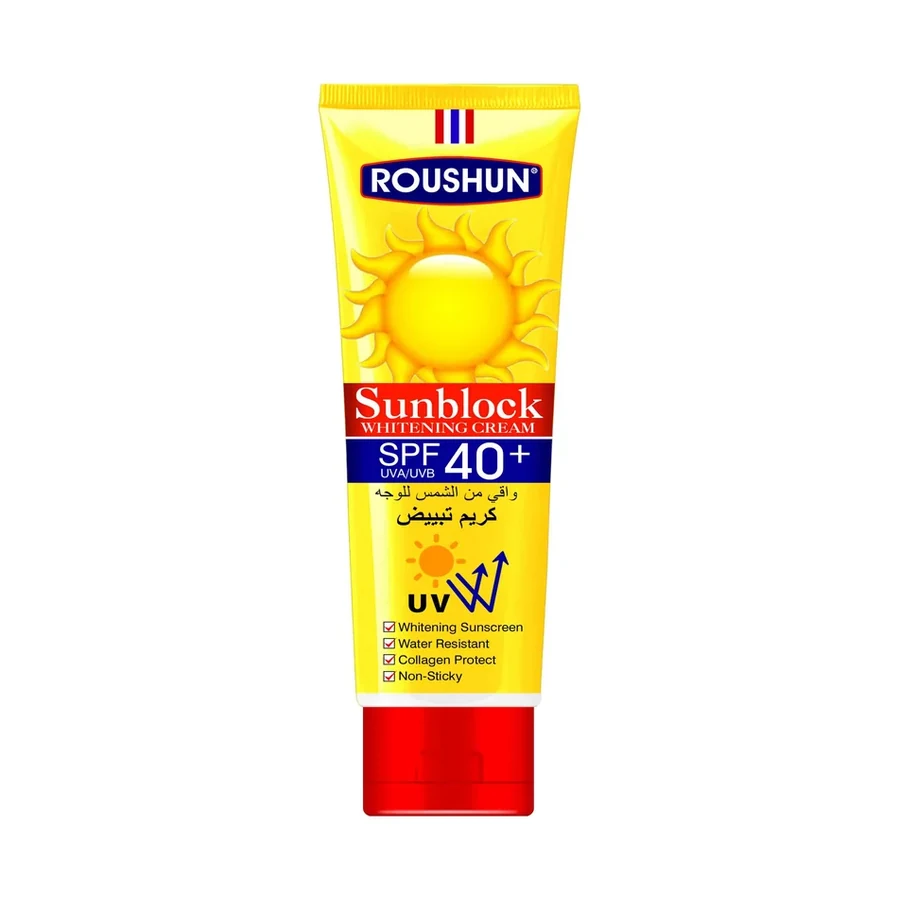 ROUSHUN SPF 40 Sunscreen model RS-30601 product image for OEM/ODM private label sunscreen manufacturing