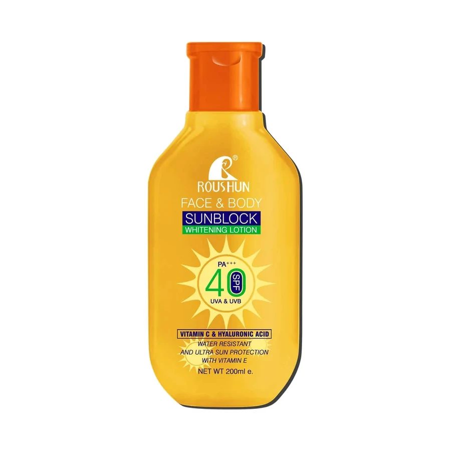 ROUSHUN SPF 40 Sunscreen model RS-30598 product image for OEM/ODM private label sunscreen manufacturing