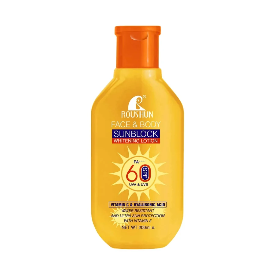ROUSHUN SPF 60 Sunscreen model RS-30599 product image for OEM/ODM private label sunscreen manufacturing
