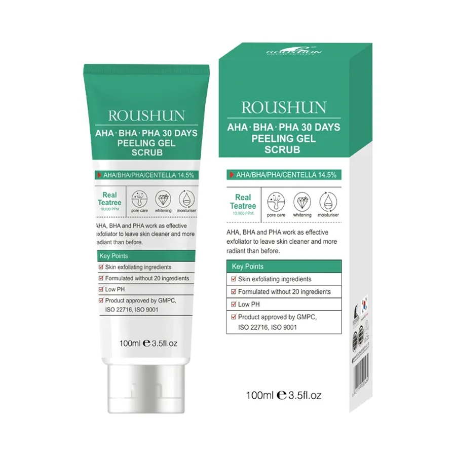 ROUSHUN Tea Plant Scrub Personal Care Product 100 ml OEM/ODM Rs-30265 product image for OEM/ODM private label personal care product manufacturing