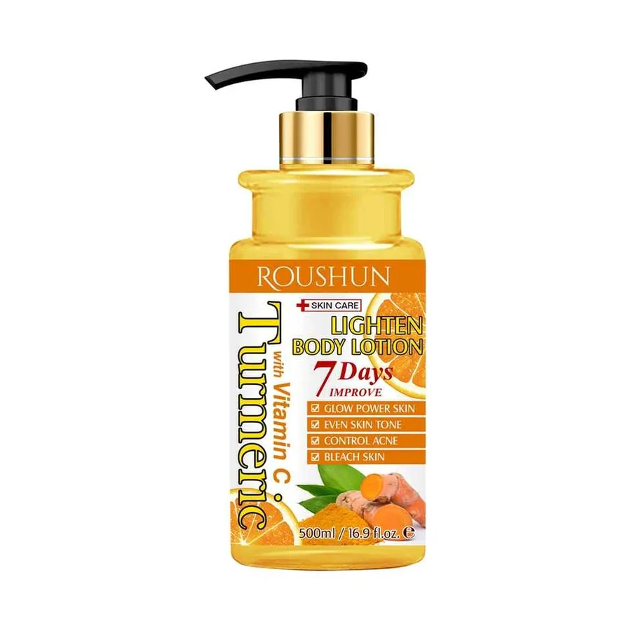 ROUSHUN VC Body Lotion Turmeric Vc Body Lotion model RS-30750 product image for OEM/ODM private label body lotion manufacturing