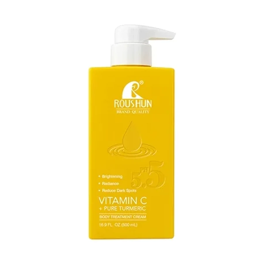 ROUSHUN Turmeric Body Lotion 500 ml OEM/ODM Rs-30867 product image for OEM/ODM private label body lotion manufacturing