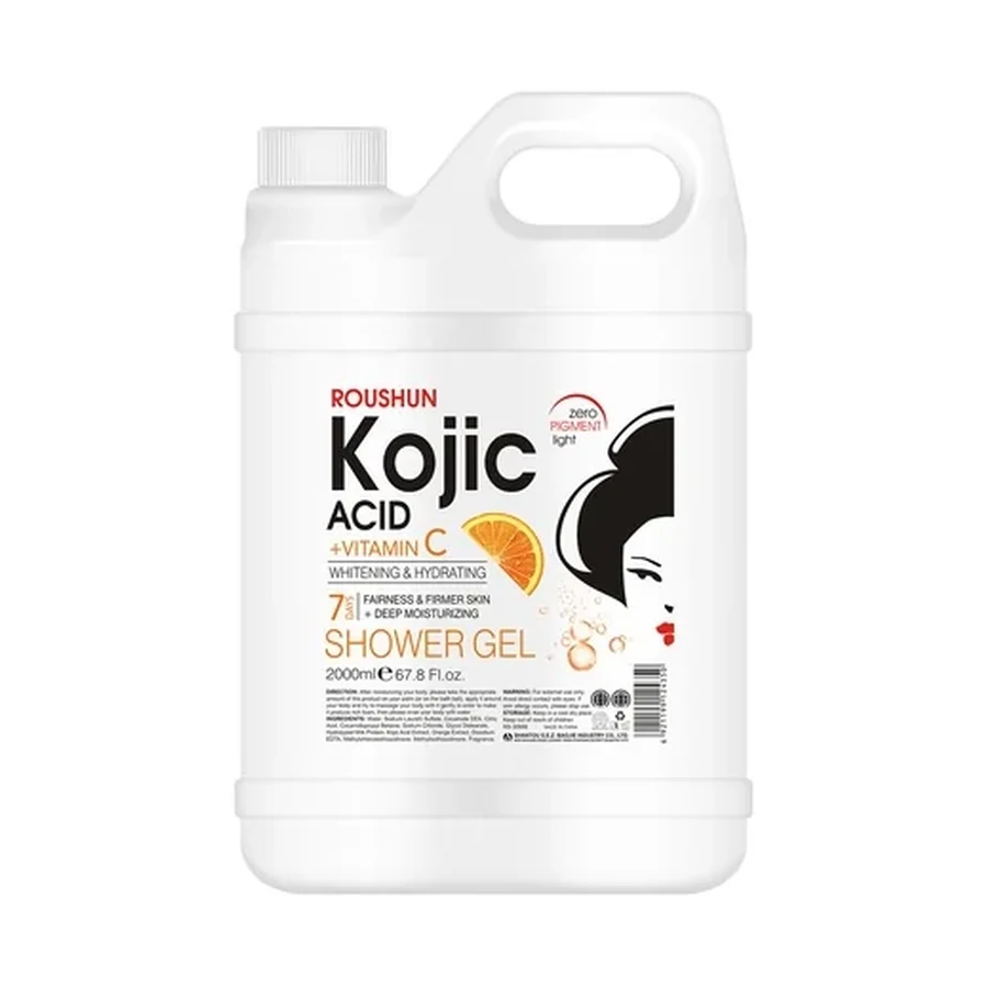 ROUSHUN +vc Kojic Acid +vitamin C Shower Gel 2 L OEM/ODM Rs-30666-a product image for OEM/ODM private label shower gel manufacturing