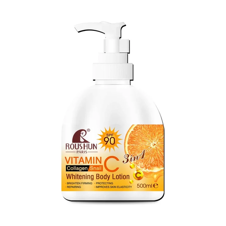 ROUSHUN VC Vc Body Lotion 500 ml OEM/ODM Rs-30607 product image for OEM/ODM private label body lotion manufacturing