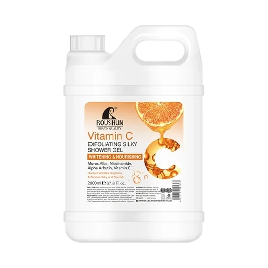 ROUSHUN VC Vitamin C Shower Gel 2 L OEM/ODM Rs-30667-a product image for OEM/ODM private label shower gel manufacturing