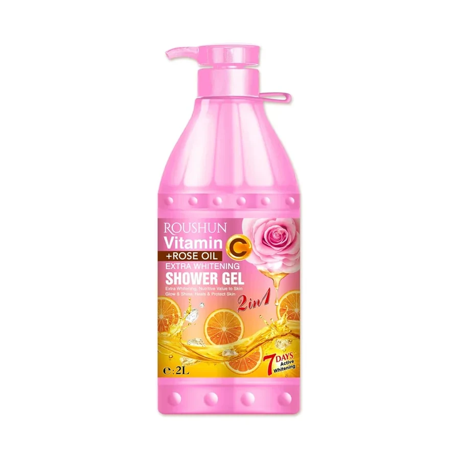 ROUSHUN Vc Vitamin C Shower Gel 2000 ml OEM/ODM Rs-30590 product image for OEM/ODM private label shower gel manufacturing