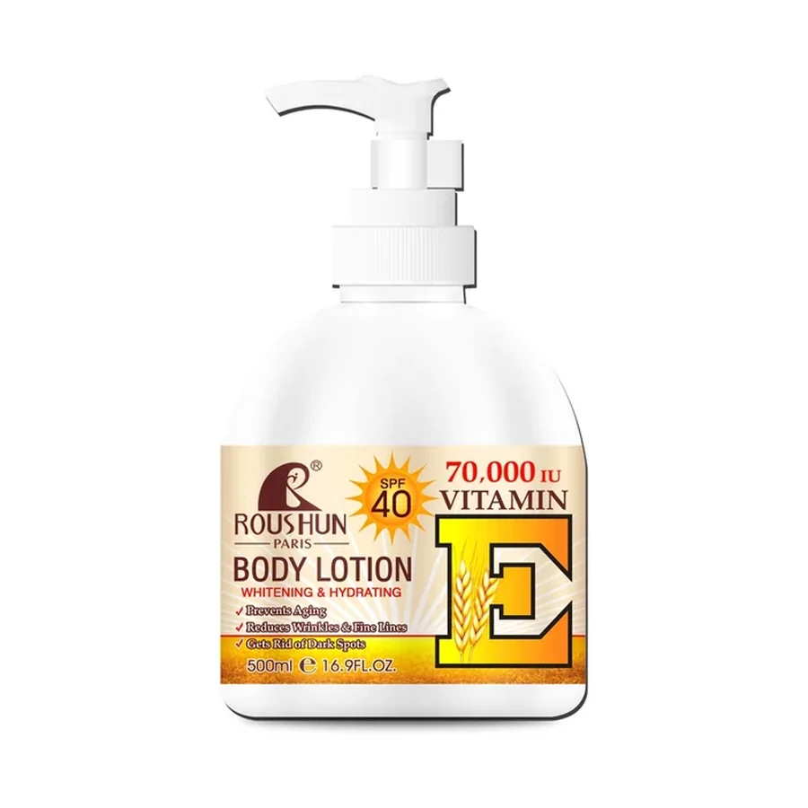 ROUSHUN VE Ve Body Lotion 500 ml OEM/ODM Rs-30606 product image for OEM/ODM private label body lotion manufacturing