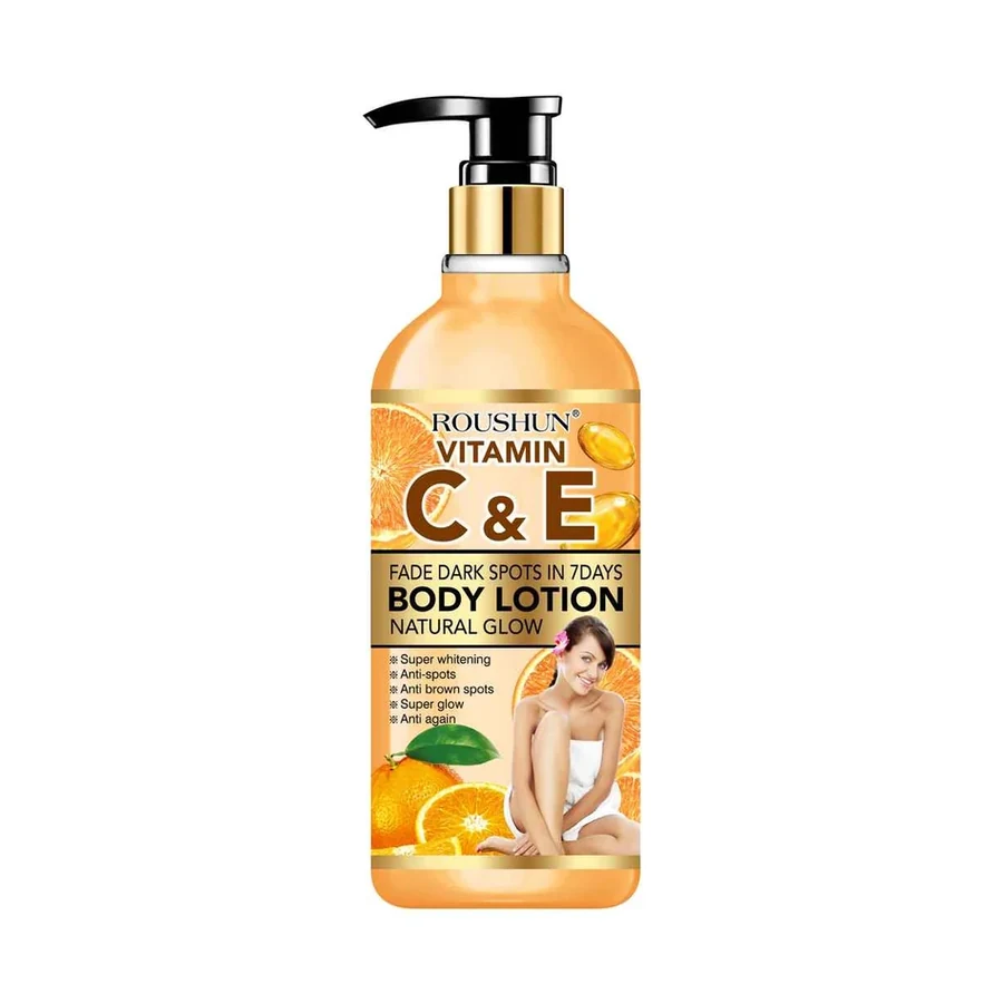 ROUSHUN C And E Vitamin C And E Body Lotion model RS-30764 product image for OEM/ODM private label body lotion manufacturing