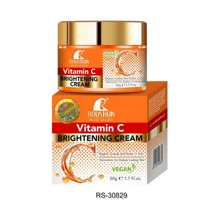 ROUSHUN VC Cream Vitamin C Face Cream model RS-30829 product image for OEM/ODM private label body cream manufacturing