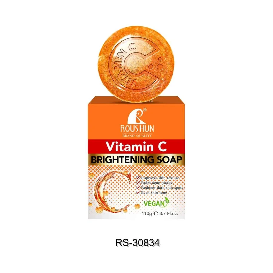 ROUSHUN VC Vitamin C Soap model RS-30834 product image for OEM/ODM private label soap manufacturing