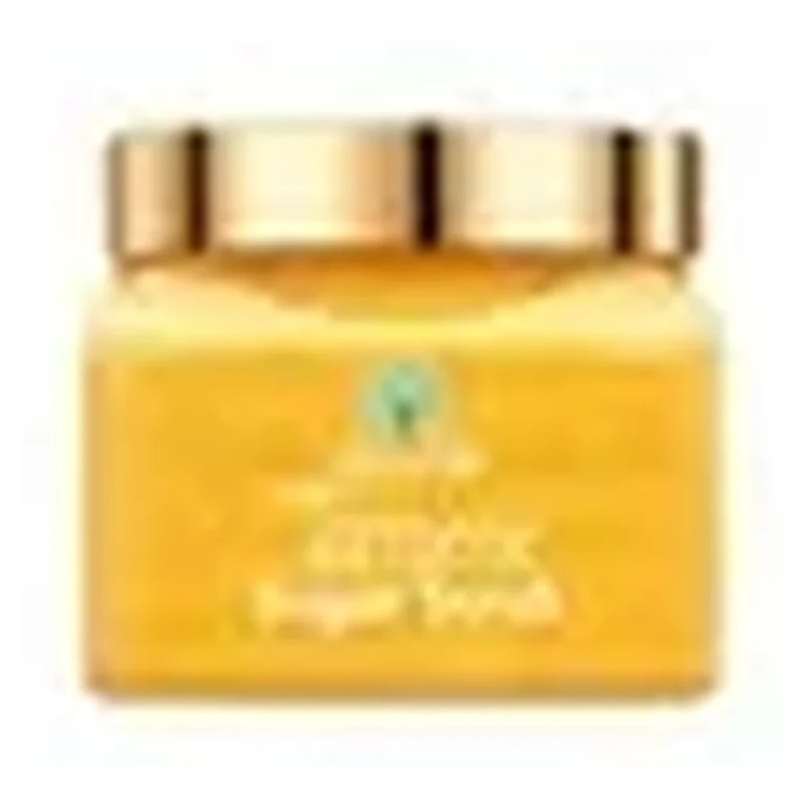 Turmeric Sugar Scrub Exfoliating Blemish Care Body Scrub white background product image for OEM/ODM private label body scrub manufacturing