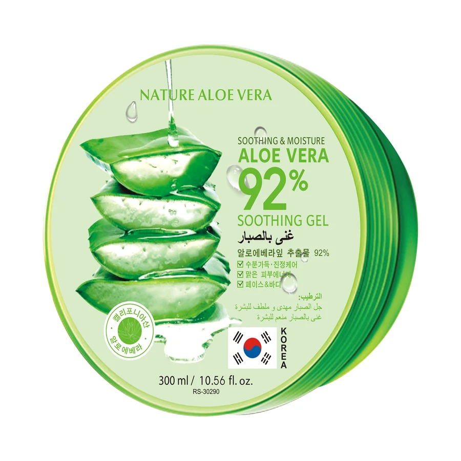 Aloe Vera Skin Gel 300 ml model RS-30290 product packaging for private label OEM/ODM