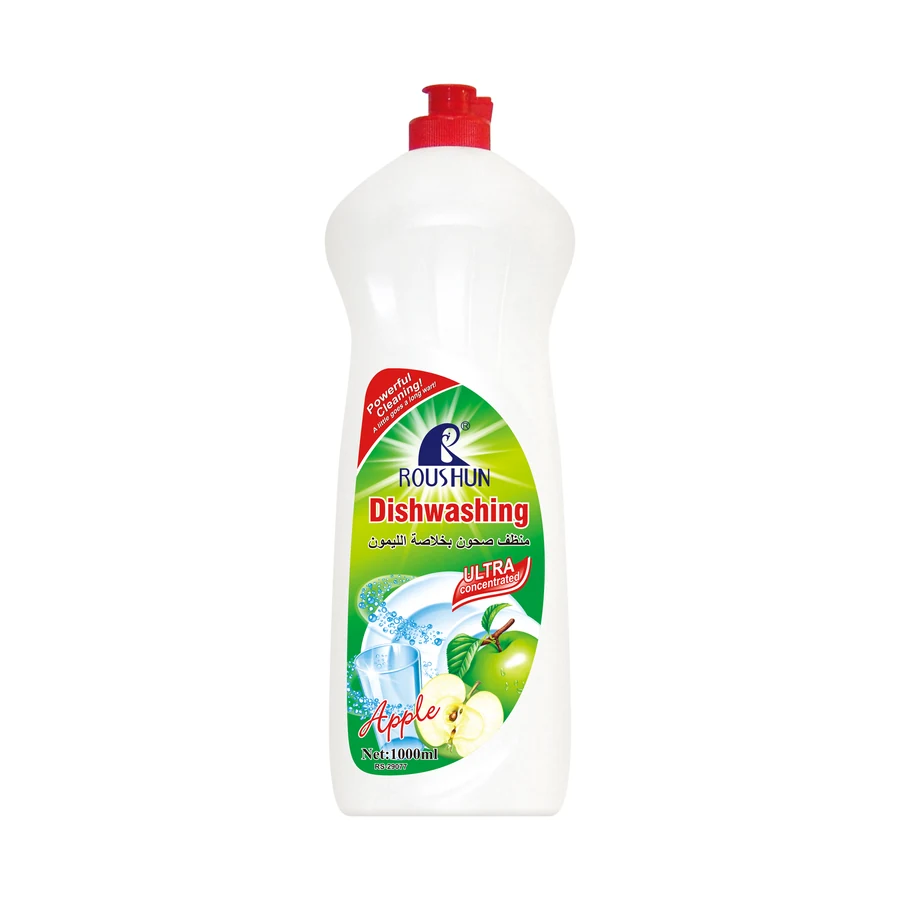Apple Dishwashing Liquid 1000 ml model RS-29077 product packaging for private label OEM/ODM