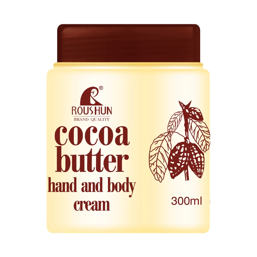 Cocoa Butter Body Cream 300 ml model RS-30522 product packaging for private label OEM/ODM