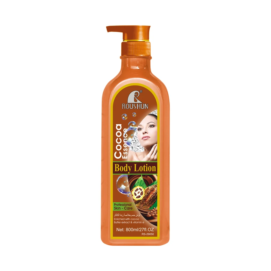 Cocoa Butter Body Lotion 800 ml model RS-29050 product packaging for private label OEM/ODM