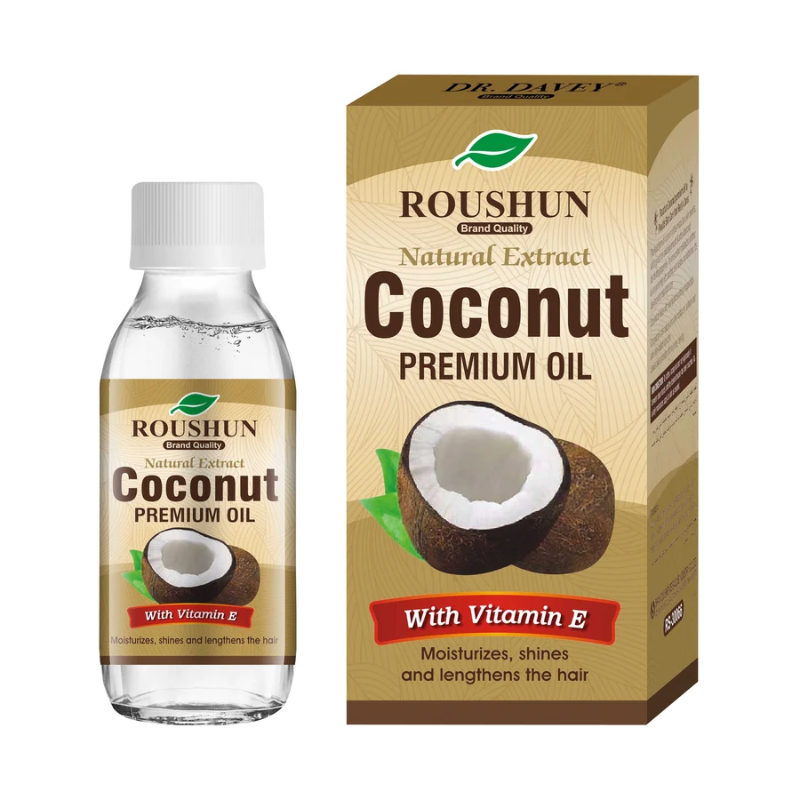 Coconut Body Oil 125 ml model RS-30066 product packaging for private label OEM/ODM