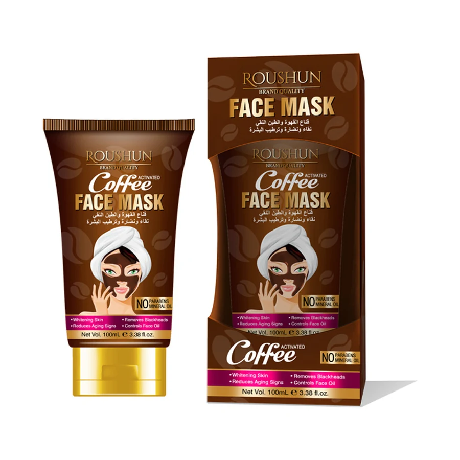 Coffee Face Mask 100 ml model RS-30323 product packaging for private label OEM/ODM