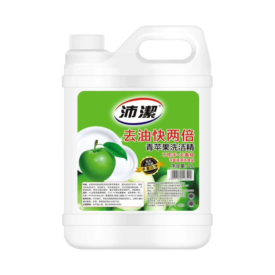Dishwashing Liquid 2 L model PJ-11 product packaging for private label OEM/ODM