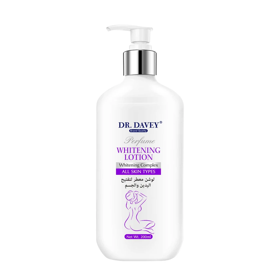 DR.DAVEY Body Lotion 300 ml model DV-6058 product packaging for private label OEM/ODM